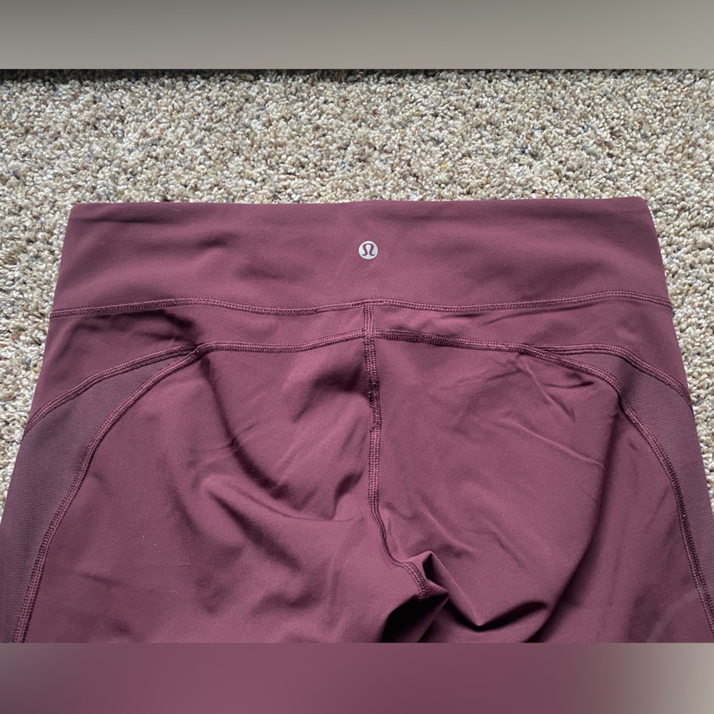 lululemon athletica Burgundy Leggings